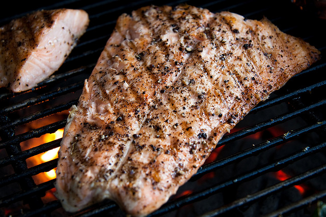 Grilled Salmon Platter