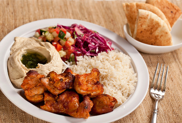 Chicken Kabob Platter